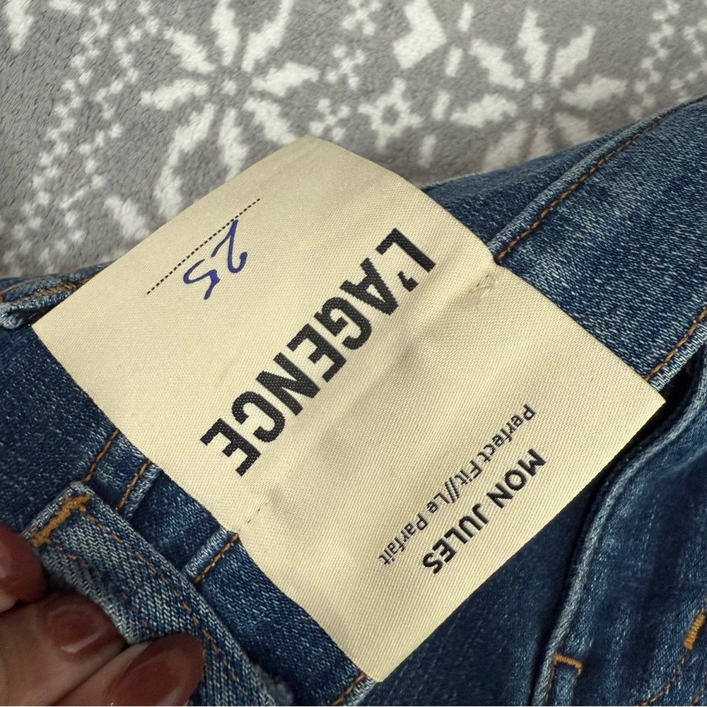 NWT L'agence Mon Jules The Perfect Fit Jeans‎ Authentique Blue Size 25 Casual - Picture 7 of 12
